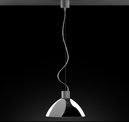 C129-600290163 By Modiss-Luna Collection Satin Nickel Finish Single Suspension